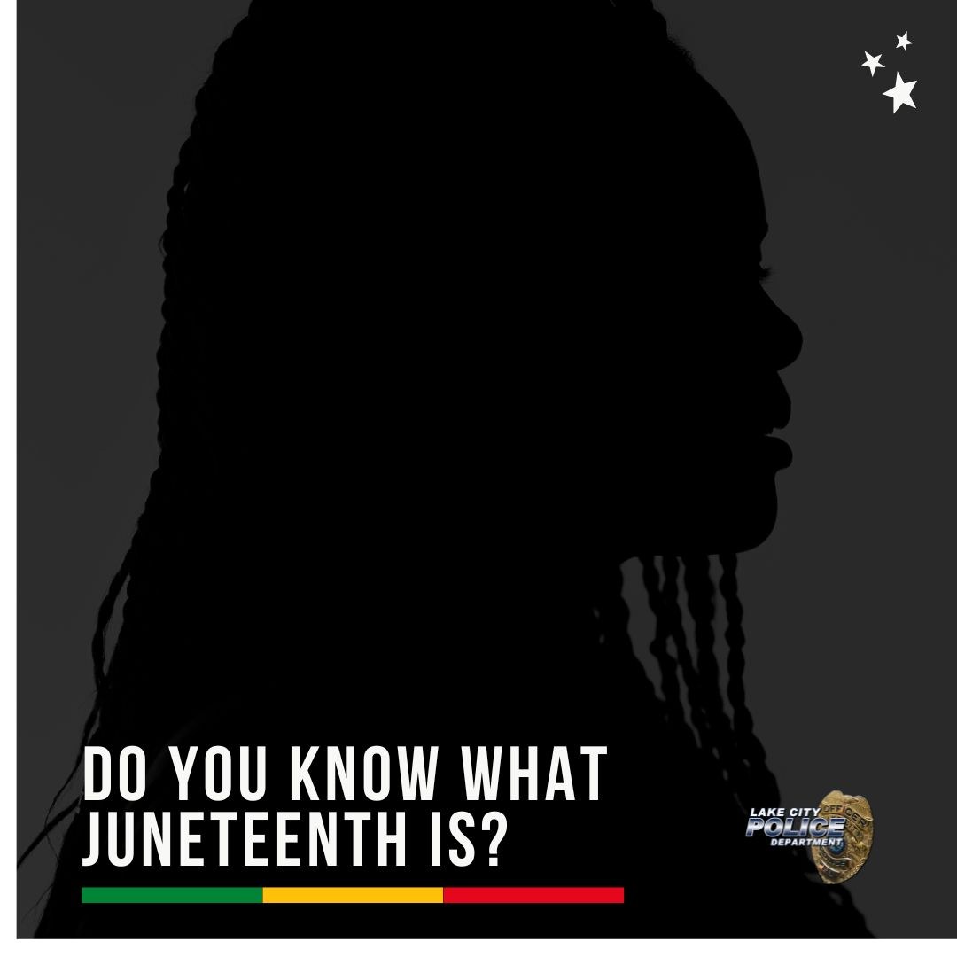 Today we commemorate Juneteenth, honoring the end of slavery in the U.S. Let’s reflect, learn, and continue striving for justice and unity. 
Learn more about this Federal Holiday here: nmaahc.si.edu/explore/moment…
#LcFlaPd #LcFlaCommunity
