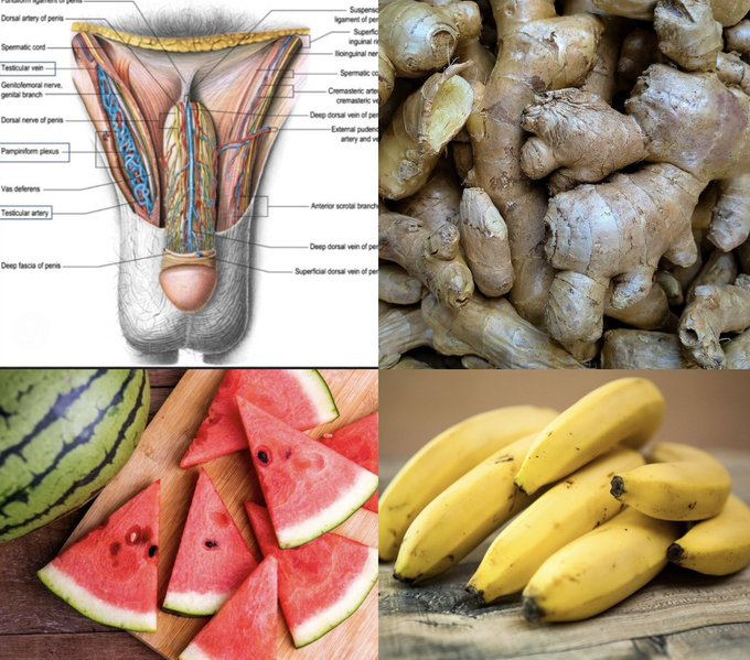 Here are 8 natural foods that can help increase your sexual desire, improve your stamina and gives you stronger erection to perform as a man 

-Thread-🧵