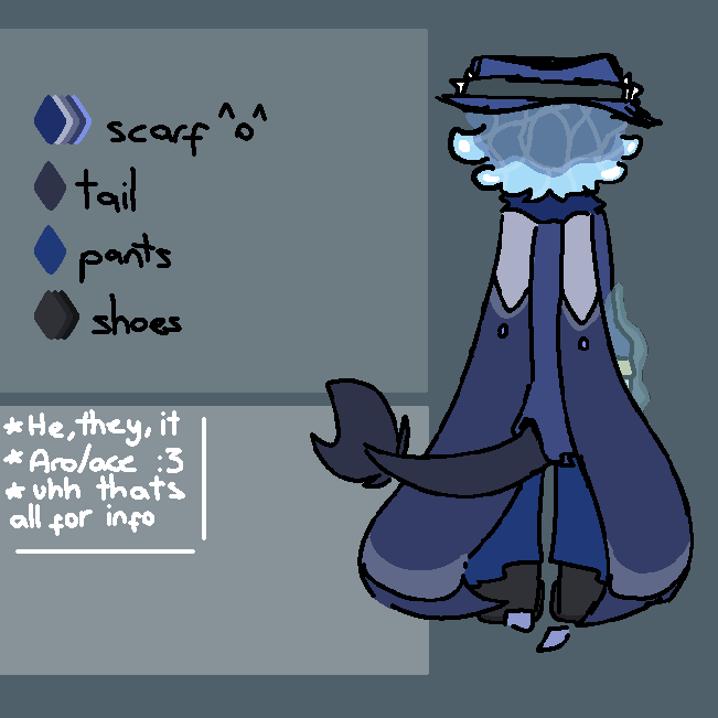 1_dashleaves's tweet image. > hio......
> heres atlas..guiedsona..
> #fe2 .......
> oh yea he has uh fins i forgor & panromantic if it makes semse w/ aroace..;; yeah
> he'd accept heart donations