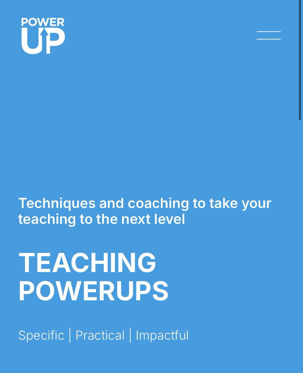 Great to have so much interest and such positive feedback about the new TEACHING POWERUPS membership website for schools: teachingpowerups.com

If you’re interested in finding out more, please get in touch.