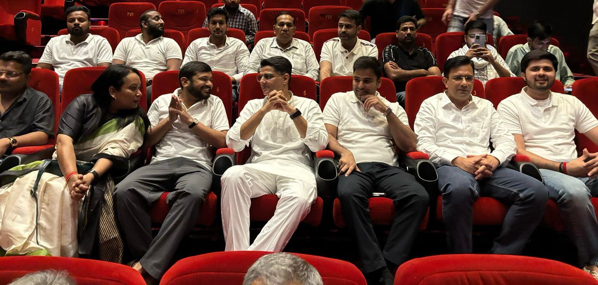 NSUI (@nsui) on Twitter photo Celebrating the birthday of Shri <a href="/RahulGandhi/">Rahul Gandhi</a>, NSUI organised a special screening of Phule тАФ a powerful tribute to the values of equality and justice that Rahul ji stands for тЬи
The screening was graced by Shri <a href="/SachinPilot/">Sachin Pilot</a>, Shri <a href="/DeependerSHooda/">Deepender Singh Hooda</a>, NSUI Incharge Shri Celebrating the birthday of Shri <a href="/RahulGandhi/">Rahul Gandhi</a>, NSUI organised a special screening of Phule тАФ a powerful tribute to the values of equality and justice that Rahul ji stands for тЬи
The screening was graced by Shri <a href="/SachinPilot/">Sachin Pilot</a>, Shri <a href="/DeependerSHooda/">Deepender Singh Hooda</a>, NSUI Incharge Shri