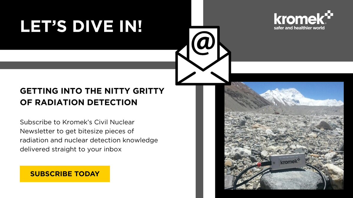 Don't miss next week's edition of our Civil Nuclear Newsletter where we'll be explore how resolution and sensitivity each play their part in effective radiation detection. 

Subscribe today:
bit.ly/4na3mzk

#kromek #kmk #newsletter #radiation #resolution #sensitivity