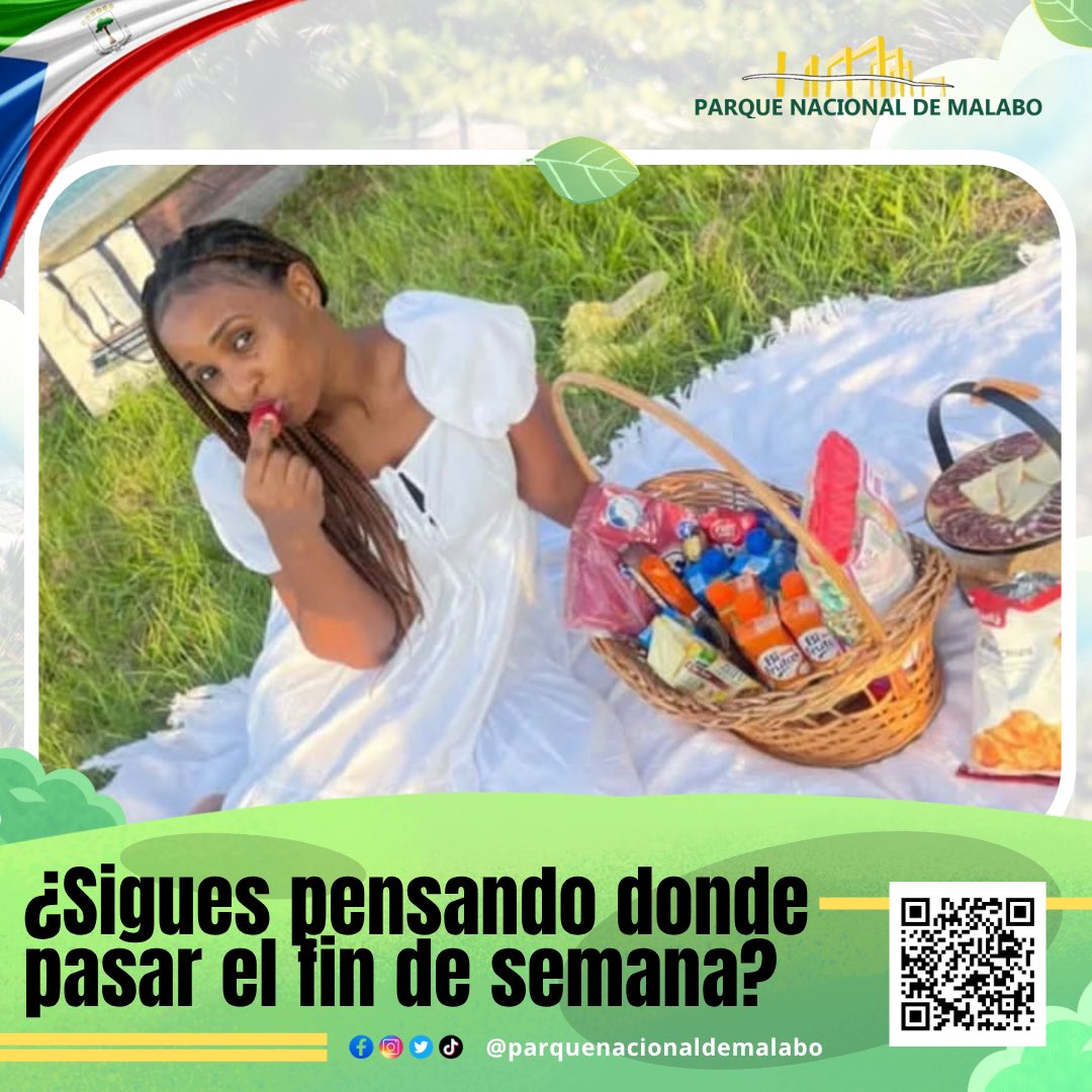 ¿Sigues pensando donde pasar el fin de semana? 

Ven a disfrutar de nuestro rincón de Cultura, Arte, Ciencia y Vida. 

#parquemalabo #parquenacional  #parquenacionaldemalabo #GuineaEcuatorial #turismo #parque #TurismoCarretera #turismoparque #picnic #picnics #turisteando
