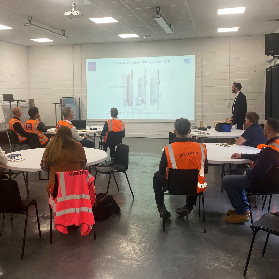 Training in action!

Great to see our team, John Kalter &amp; Sam Bennett, delivering hands-on product training to the experts at JELD-WEN.

From our 3-Star security range to the autoLock AV4 and double door solutions. We’re proud to support partners with the tools they need.