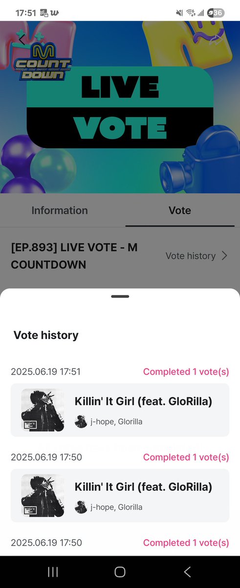 I_am_RunBTS's tweet photo. Voting for our boy!!!! This song loves that her admin got to see the nakey naked version https://t.co/lJG18cLrbE