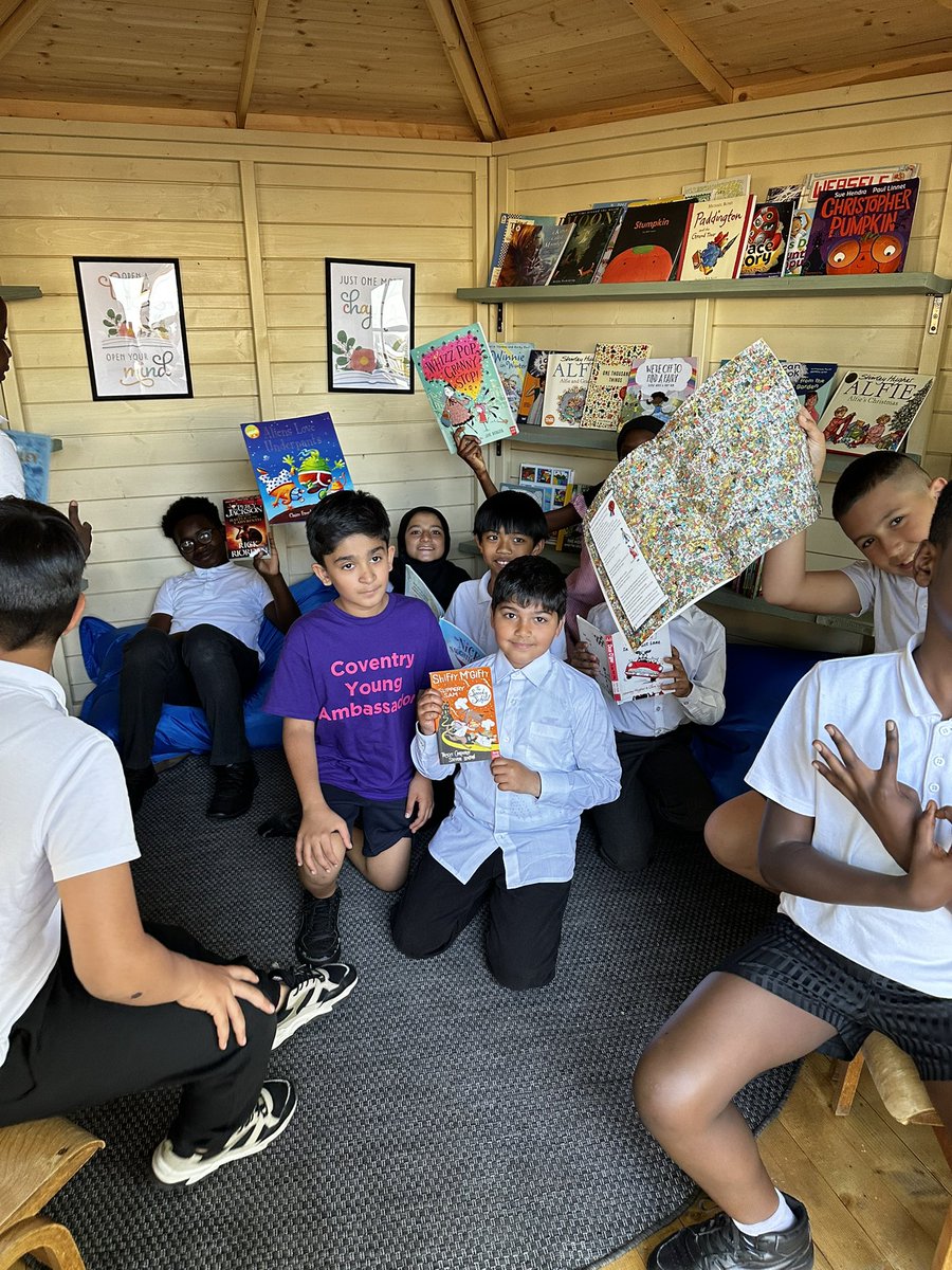 We are so excited by our new reading shed!