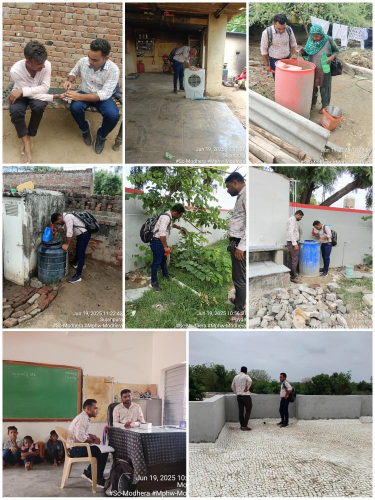 ModheraAAMMeh's tweet photo. આજ રોજ પોયડા પ્રાથમિક શાળા ની મુલાકાત કરી આર્યનફોલિક એસિડ નો સ્ટોક આપ્યો નિયમિત બાળકો ગળે તેની સલાહ આપી NVBDCP અંતર્ગત સર્વે કામગીરી કરી,તાવ વાળા વ્યક્તિ ની લોહી ની B.S કામગીરી કરી,70+ PMJAY કાર્ડ કામગીરી H2H કામગીરી ઠાકોર વાસ માં કરી.
આમ મોઢેરા
પ્રા.આ.કે મોઢેરા
ગામ - પોયડા https://t.co/DNFCcmGlU9