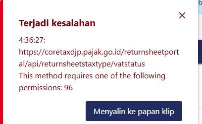 divshyyy's tweet photo. @kring_pajak Halo kak, kemarin saya ada update data terbaru DG AHU, lalu hari ini saya buka coretax PIC saya seperti biasa, tetapi kenapa jadi tidak bisa apa2 yaa kak? https://t.co/pZRK8mZouc