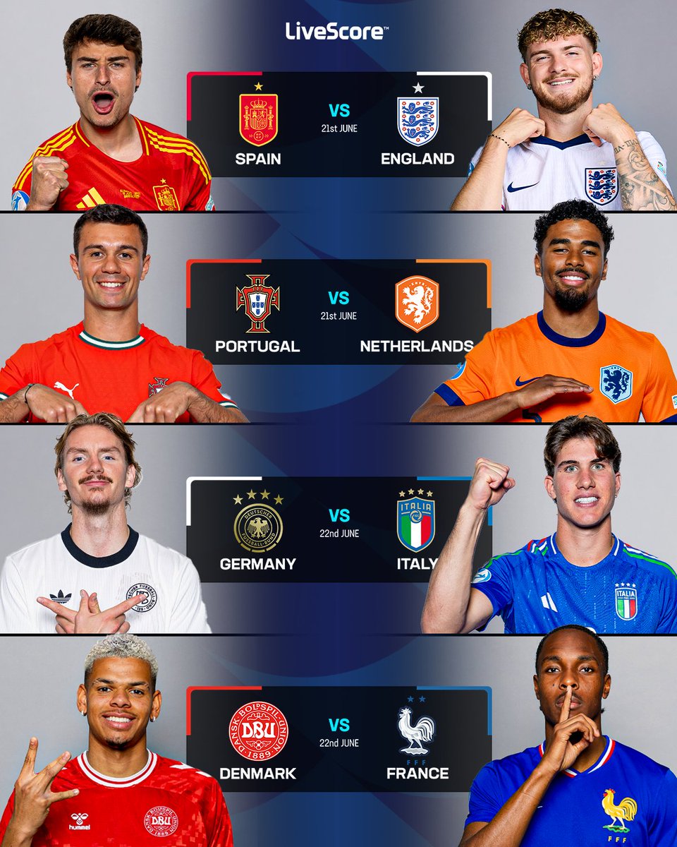 Time for the Euro U21 knockouts 🇪🇺🔥