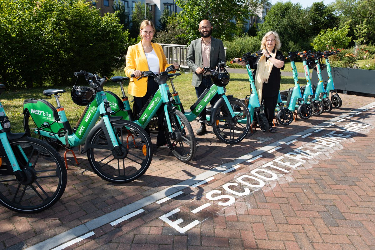 West of England Mayoral Combined Authority (@westofenglandca) on Twitter photo People in Lyde Green can now hop on an e-bike or e-scooter, as the <a href="/Dott/">Dott</a> trial expands with new marked parking bays.
More <a href="/sgloscouncil/">South Glos Council</a> areas will soon be part of it, with a focus on responsible parking and a safety campaign with <a href="/ASPolice/">Avon and Somerset Police</a> this summer: tinyurl.com/LydeGreen People in Lyde Green can now hop on an e-bike or e-scooter, as the <a href="/Dott/">Dott</a> trial expands with new marked parking bays.
More <a href="/sgloscouncil/">South Glos Council</a> areas will soon be part of it, with a focus on responsible parking and a safety campaign with <a href="/ASPolice/">Avon and Somerset Police</a> this summer: tinyurl.com/LydeGreen