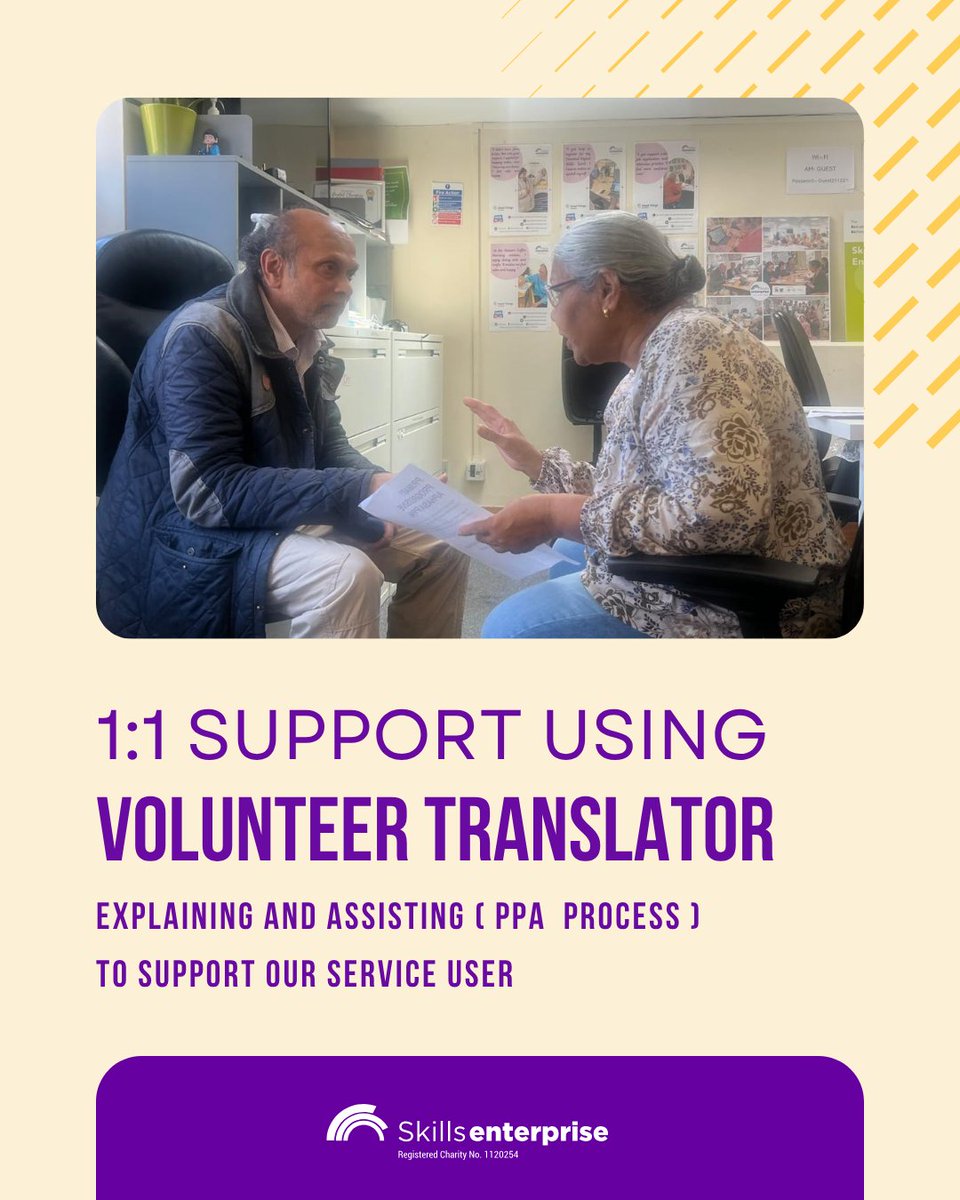 Skills Enterprise (@skillsenter) on Twitter photo "For some, language is a bridge. For others, it’s a barrier. But with a little help, it becomes a lifeline."
📷 Showcasing how our amazing volunteer breaks down barriers,one conversation at a time.
<a href="/makenoise/">Global's Make Some Noise</a> <a href="/GoodThingsFdn/">Good Things Foundation</a> <a href="/TNLComFund/">The National Lottery Community Fund</a>
<a href="/NCVO/">NCVO</a> <a href="/EastEnd_CF/">East End Community Foundation</a> <a href="/CityBridgeFndn/">City Bridge Foundation</a> "For some, language is a bridge. For others, it’s a barrier. But with a little help, it becomes a lifeline."
📷 Showcasing how our amazing volunteer breaks down barriers,one conversation at a time.
<a href="/makenoise/">Global's Make Some Noise</a> <a href="/GoodThingsFdn/">Good Things Foundation</a> <a href="/TNLComFund/">The National Lottery Community Fund</a>
<a href="/NCVO/">NCVO</a> <a href="/EastEnd_CF/">East End Community Foundation</a> <a href="/CityBridgeFndn/">City Bridge Foundation</a>