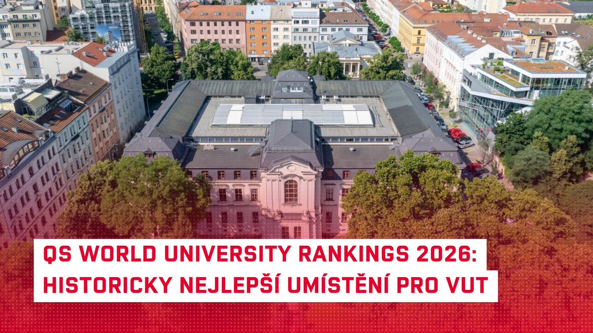 Vysoké učení technické v Brně (@vutvbrne) on Twitter photo 🔝 VUT se v aktuálním žebříčku QS <a href="/TopUnis/">QS Top Universities</a> umístilo na 575. místě z 8 500 škol – nejlépe od roku 2013 a poprvé na samostatné příčce. Velký posun díky zlepšení v oblasti udržitelnosti. 🌿 vut.cz/vut/f19528/d29… 🔝 VUT se v aktuálním žebříčku QS <a href="/TopUnis/">QS Top Universities</a> umístilo na 575. místě z 8 500 škol – nejlépe od roku 2013 a poprvé na samostatné příčce. Velký posun díky zlepšení v oblasti udržitelnosti. 🌿 vut.cz/vut/f19528/d29…