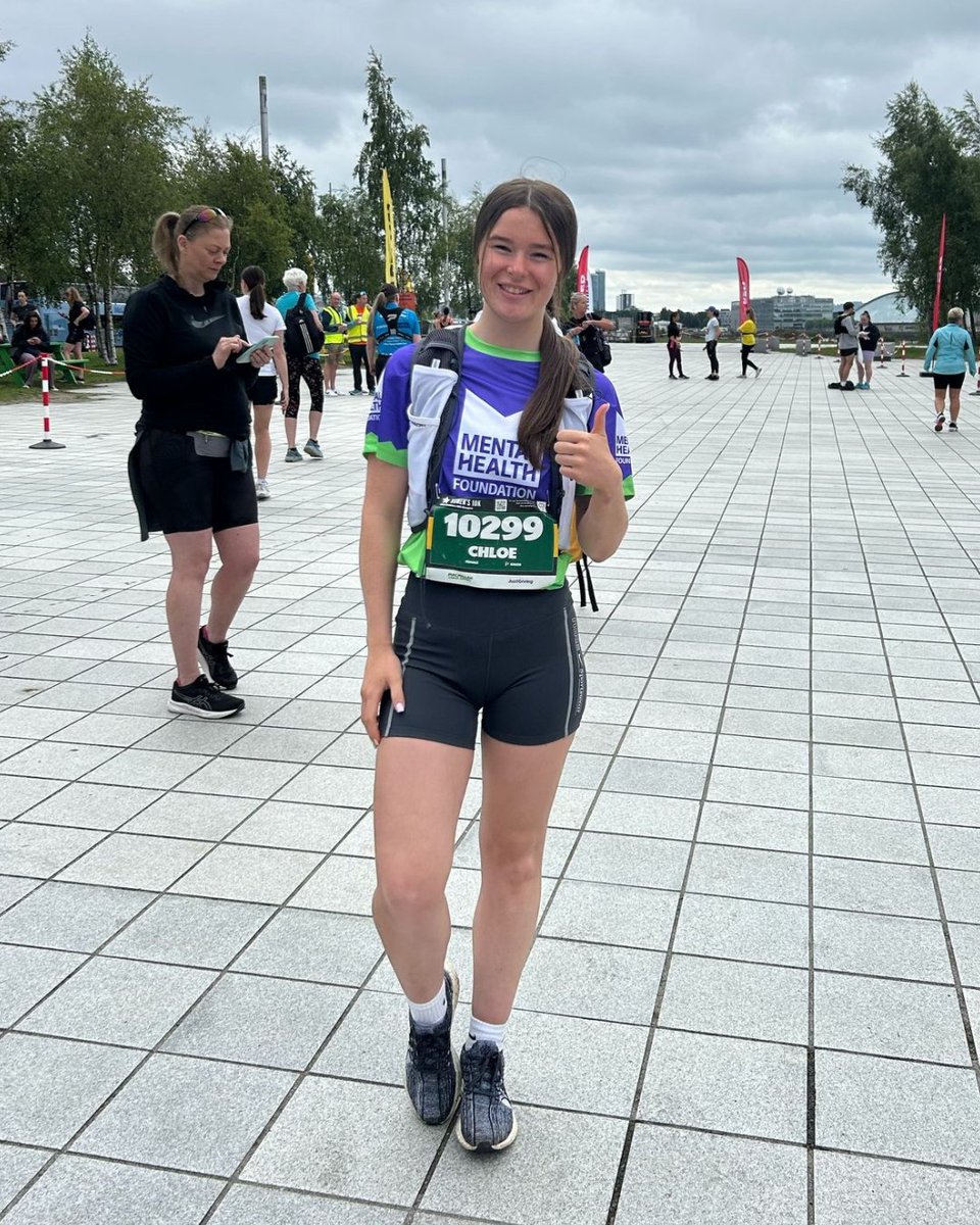 mentalhealth's tweet image. Thanks to all our 10k runners in Glasgow at the weekend who raised around £6000 to support our work!
Photos include BBC Scotland Home of the Year presenter Danny Campbell who completed the race wearing Crocs, father and son duo Paul and Max, Chris and Chloe. 🎽🏃
