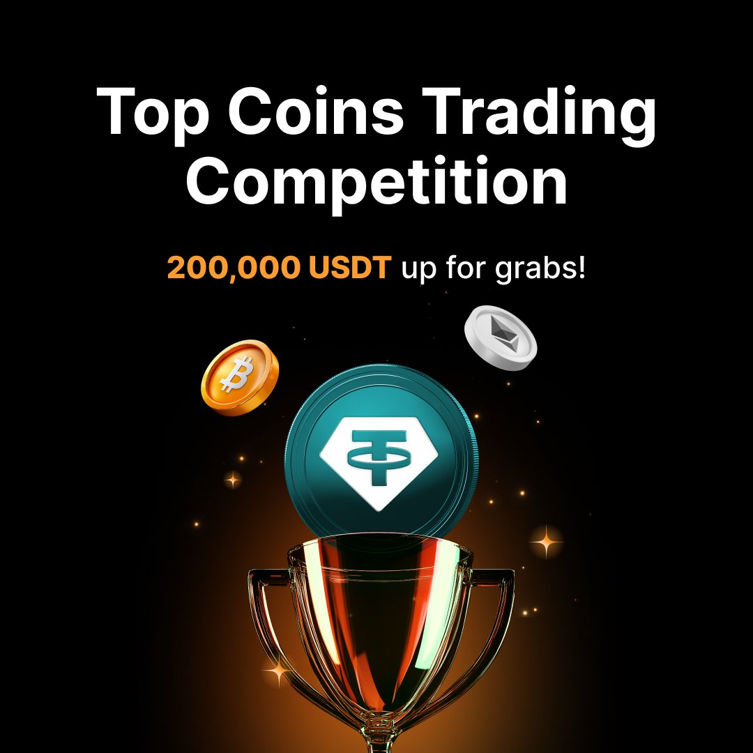 🚀 200,000 USDT up for grabs! Join our Top Coins Trading Competition and battle it out for your share of the 200,000 USDT prize pool. 

🗓 Event period: June 19, 10AM to Jul 4, 10AM UTC

Register now and get started: i.bybit.com/ab20MEBr

#BybitTrading #TheCryptoArk