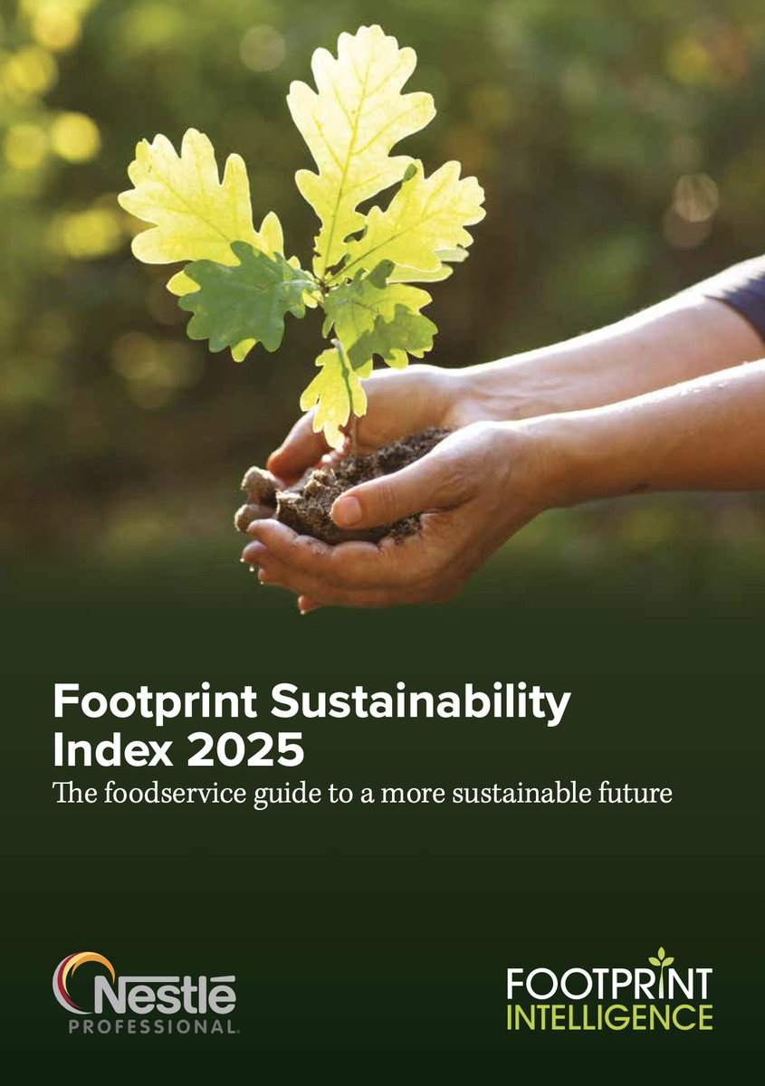 Make sure you read the new 2025 Footprint Sustainability Index report for the latest about #sustainability in the #foodservice sector: spr.ly/60154pD9V