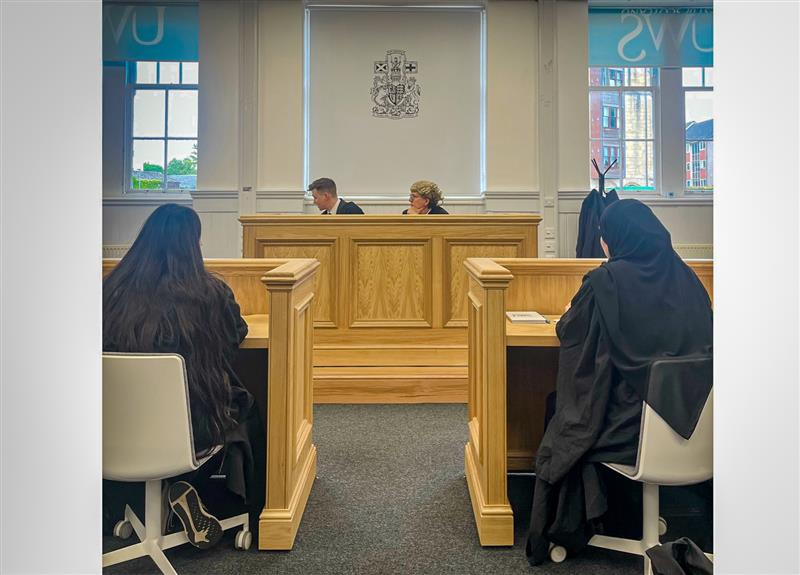 This week, young legal enthusiasts from St Andrew’s Academy and Woodfarm High School participated in a mock trial at our new moot courtroom, inspiring future Scottish lawyers.

Read more: uws.ac.uk/news/pupils-pu…

#LifeAtUWS