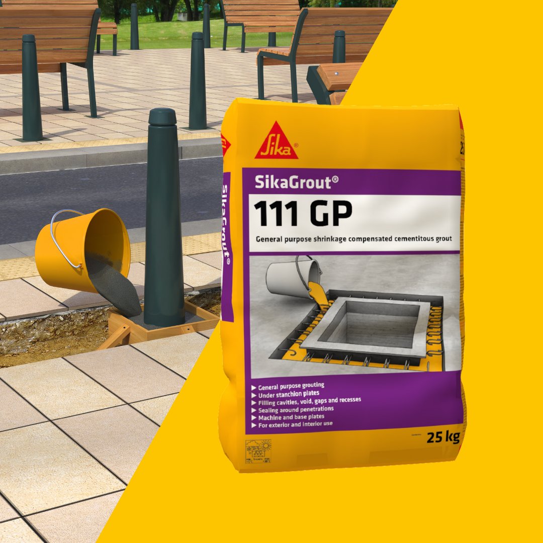 SikaGrout®-111 GP is a high-performance cementitious grout ideal for filling gaps and fixing equipment and machinery.🔧

With excellent flow and strength, it's the reliable choice for projects that demand strong and durable grouting.💪🏼

Learn more: spkl.io/6016fA4Bp
