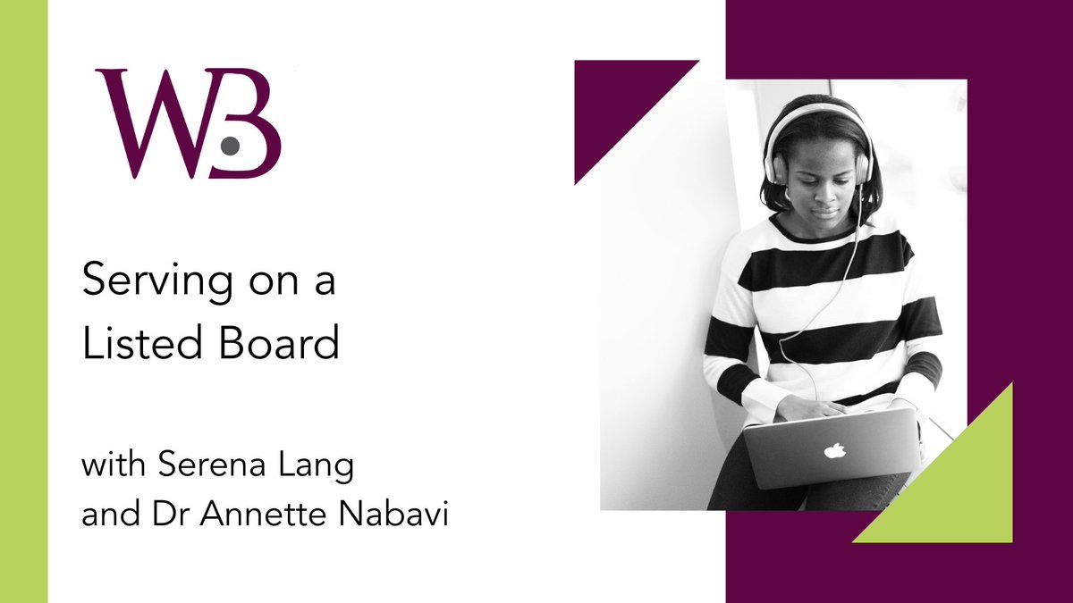 Interested in joining the board of a listed company? What does it take? And how do you go about it?

Find out here &gt;&gt; wbdirectors.co.uk/serving-on-a-l…

Not a member yet? Learn more about the support we offer to help you achieve your board ambitions &gt;&gt; lnkd.in/eeQMg4iz