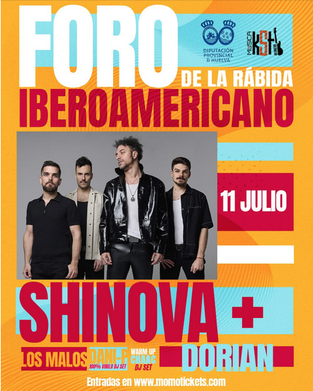 Hontza Produkzioak (@hontzap) on Twitter photo 11 de julio - <a href="/shinovaoficial/">Shinova (oficial)</a> en Huelva | Foro Iberoamericano de La Rábida
"Uno de los nombres más potentes del rock alternativo nacional. Organiza: Diputación Provincial de Huelva y <a href="/kstmusica/">kst musica produc...</a> .
📷 Entradas disponibles en: momotickets.com/event-registra…
#shinova #elpresente #Huelva 11 de julio - <a href="/shinovaoficial/">Shinova (oficial)</a> en Huelva | Foro Iberoamericano de La Rábida
"Uno de los nombres más potentes del rock alternativo nacional. Organiza: Diputación Provincial de Huelva y <a href="/kstmusica/">kst musica produc...</a> .
📷 Entradas disponibles en: momotickets.com/event-registra…
#shinova #elpresente #Huelva