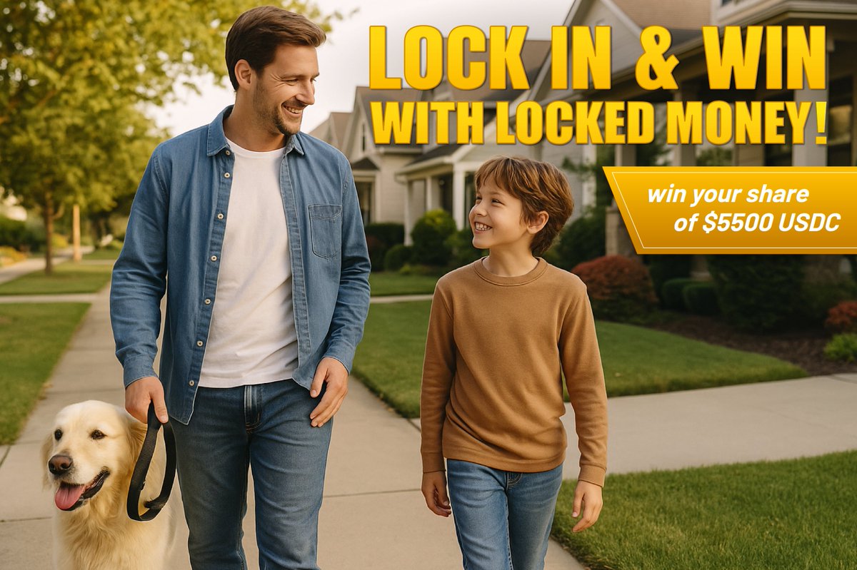 🔐 Locked In &amp; Win is LIVE

Earn high APR on your staked LMY AND enter to win a share of $5,555 USDC 💰

medium.com/@Locked_Money/…

Win twice: grow your bags + maybe hit the jackpot.
📅 Ends July 20

Let’s make this summer 🔥