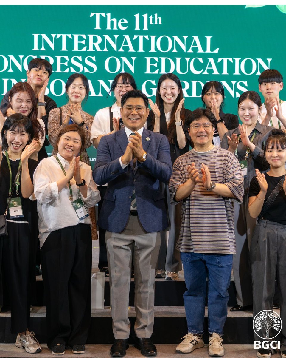 bgci's tweet image. What an incredible week in Seoul! 🌿 
Over 1,600 participants from 51 countries joined the #11ICEBG for inspiring talks, workshops, excursions &amp;amp; more. 

Huge thanks to all who came - and to KNA for their flawless hosting and warm hospitality!  

#BotanicEducation