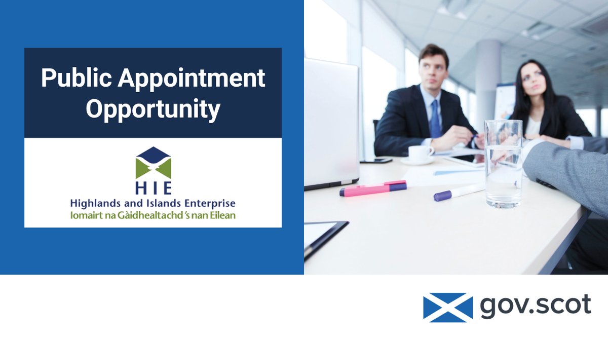 Could you lead a board that drives strategic decisions for economic and community development across the Highlands and Islands?

Scottish Ministers are looking for a new Chair of the Board of Highlands and Island Enterprise.

Apply now: ow.ly/4uWf50W5ouE

<a href="/HIEScotland/">HIE</a>