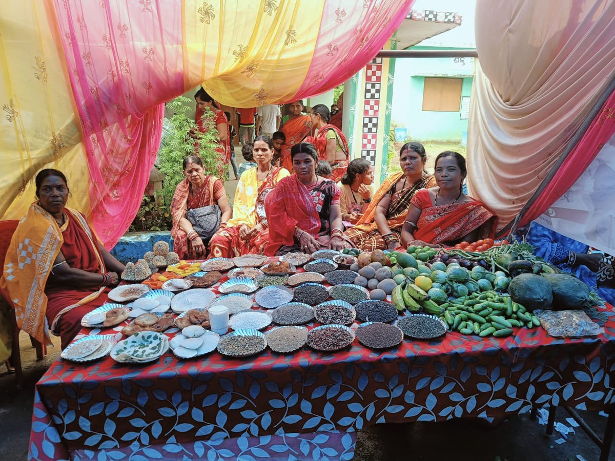 BDOJAIPATNA's tweet photo. Demonstration of domestic food products by WSHGs on Bikash mela at Dhansuli Gram Panchayat,Jaipatna BikashBahanYatra
#BarshaEkUpalabdhiAnek #LokankaSarakar #OneYearOfMohanMajhi
#BikashitaOdisha #BikashitaOdishaBikashitaBharat @DmKalahandi  @PRDeptOdisha https://t.co/glbzgywMFG