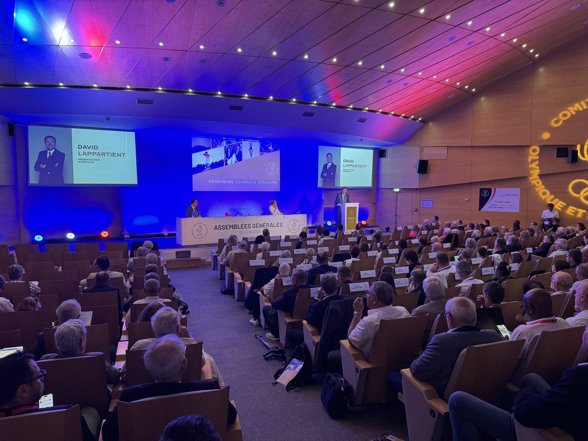 #AG2025 Assemblée Générale du CNOSF <a href="/FranceOlympique/">FranceOlympique</a> - Discours de <a href="/DLappartient/">David Lappartient</a> pour la clôture de sa Présidence - BRAVO &amp; MERCI Monsieur le President 🙏 #sport #confiance #vision #partage #ensemble #lesportcestlavie #ClubFrance
