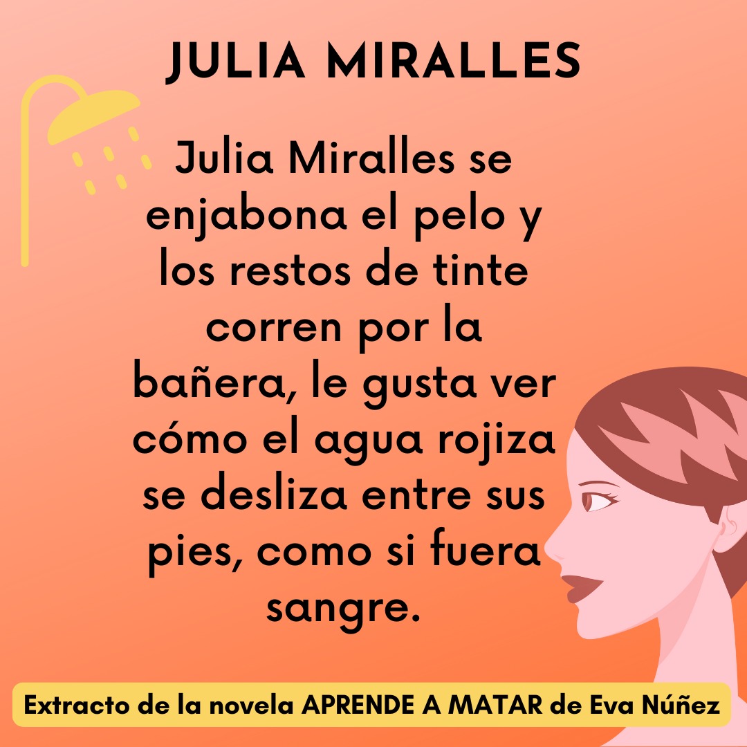 Julia es una de las protagonistas de Aprende a matar.

💣 Tiene un carácter explosivo y unos cuantos secretos que ocultar.  

➡️ ¿Quieres conocerla más?

amzn.eu/d/91Kv1Ig