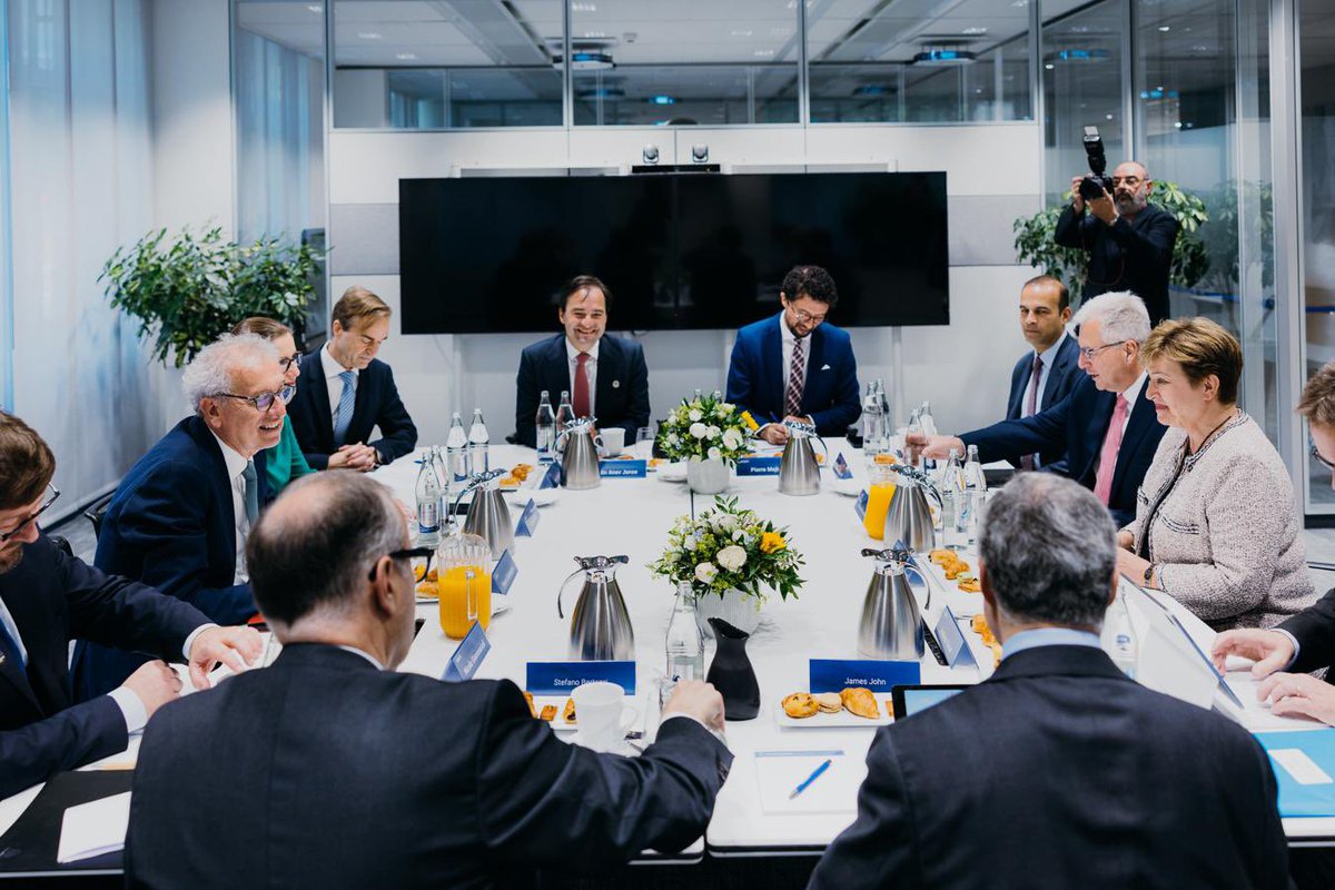 Great meeting <a href="/ESM_Press/">ESM</a> Managing Director <a href="/pierregramegna/">Pierre Gramegna</a> and his team in Luxembourg. There is a lot that unites our work: from strengthening global financial safety nets to enhancing resilience in an increasingly unpredictable world. I value our continued close collaboration.