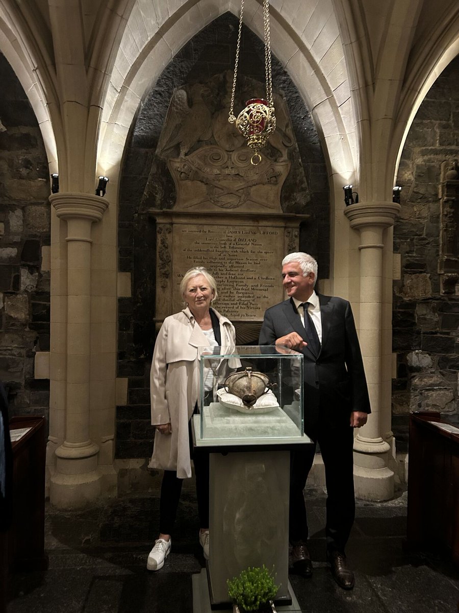 Christ Church Cathedral Dublin (@cccdub) on Twitter photo We were honoured to welcome Hervé Morin, President of Normandy’s Regional Council, to the cathedral yesterday. Combined with @dubliniaviking, the visit was led by <a href="/DeptHousingIRL/">Department of Housing, Local Government & Heritage</a> ahead of #2027EuropeanYearoftheNormans.
#ChristChurchCathedralDublin #Normans #VisitDublin We were honoured to welcome Hervé Morin, President of Normandy’s Regional Council, to the cathedral yesterday. Combined with @dubliniaviking, the visit was led by <a href="/DeptHousingIRL/">Department of Housing, Local Government & Heritage</a> ahead of #2027EuropeanYearoftheNormans.
#ChristChurchCathedralDublin #Normans #VisitDublin