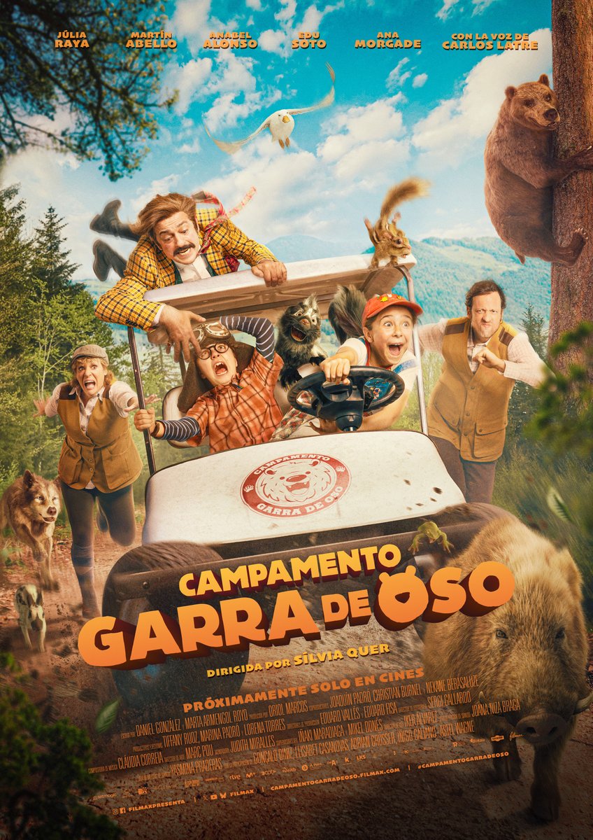 🐾 ¡Atención, exploradores! Este verano tenemos una misión: salvar el campamento… Todo empieza el 29 de agosto en cines con #CampamentoGarraDeOso. 🐻

Niños valientes, una mofeta parlante, y un villano con demasiado cemento en la cabeza. 🎞️ ¡Contamos contigo!