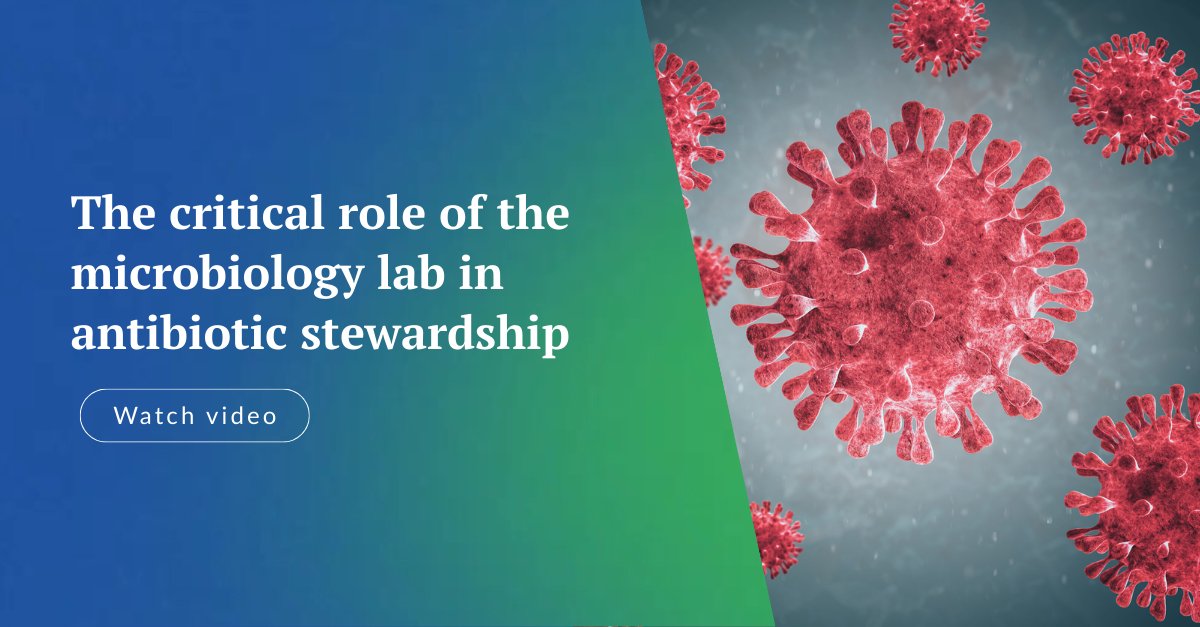 Perspective: Data is our most powerful antibiotic. Empower your stewardship teams with robust, timely, microbiological data.

Watch now: eu1.hubs.ly/H0l0zzB0