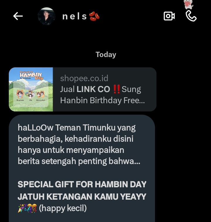 Yay dapett >_< egk sabar menambah koleksi perdd²an imut🫰🏻lov nels byk² sebanyak ke abing🐹