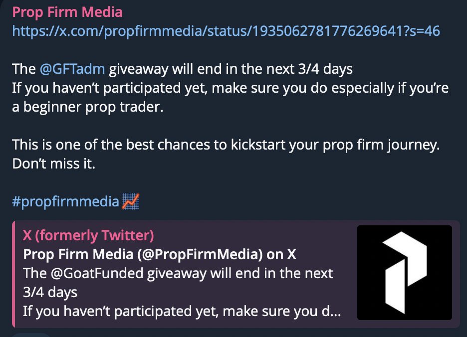 Both of them <a href="/propfundsquad/">PropFirmSquadNews</a> &amp; <a href="/PropFirmMedia/">Prop Firm Media</a> are Goats 🐐🐐🐐
