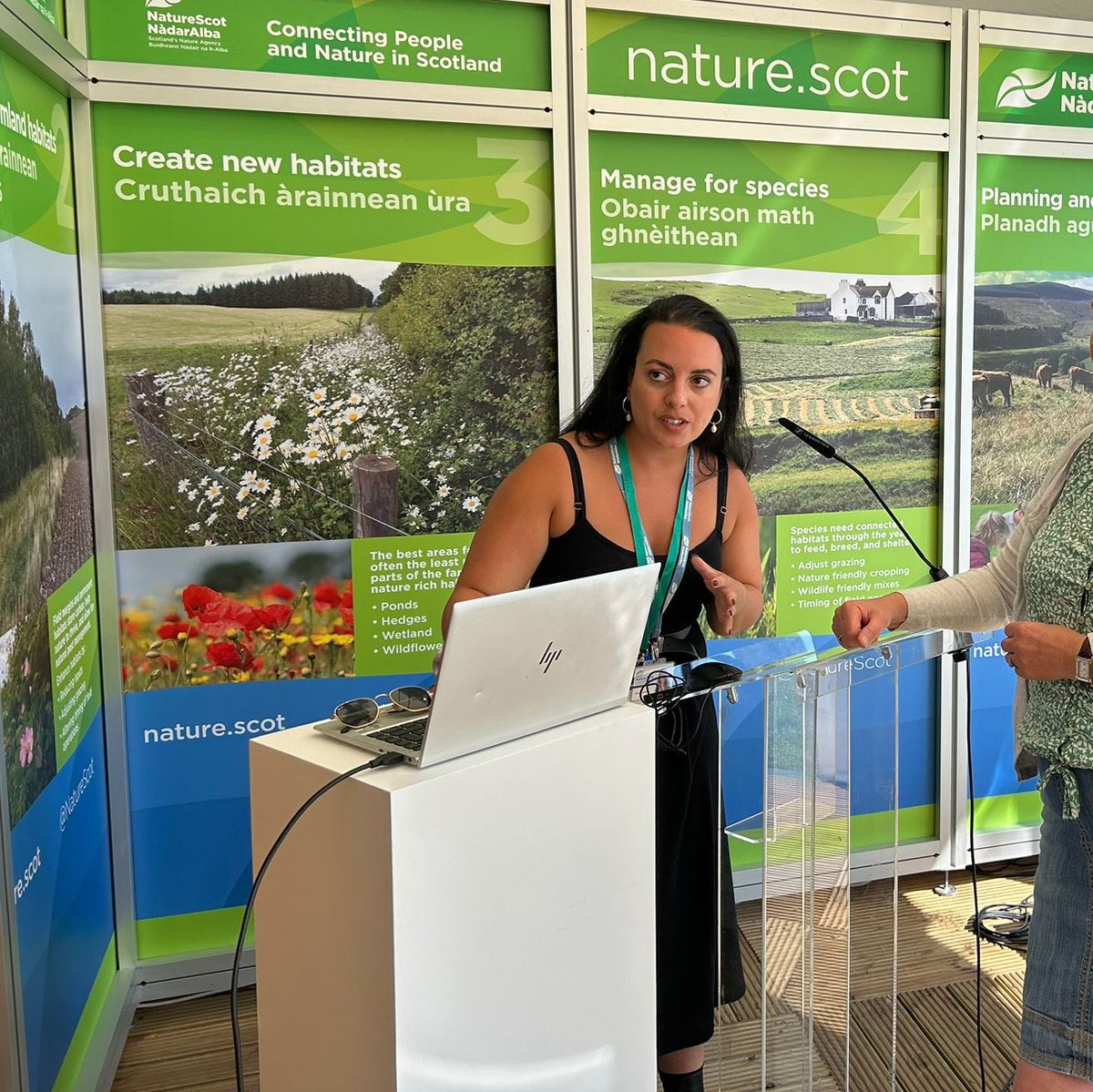 NatureScot's tweet image. Come and say hello at stand 19 Floral Walkway at the #RHS2025. We’re here talking about five actions for nature and for a resilient farm, and we’re demonstrating our Natural Capital Tool. 🌳👋