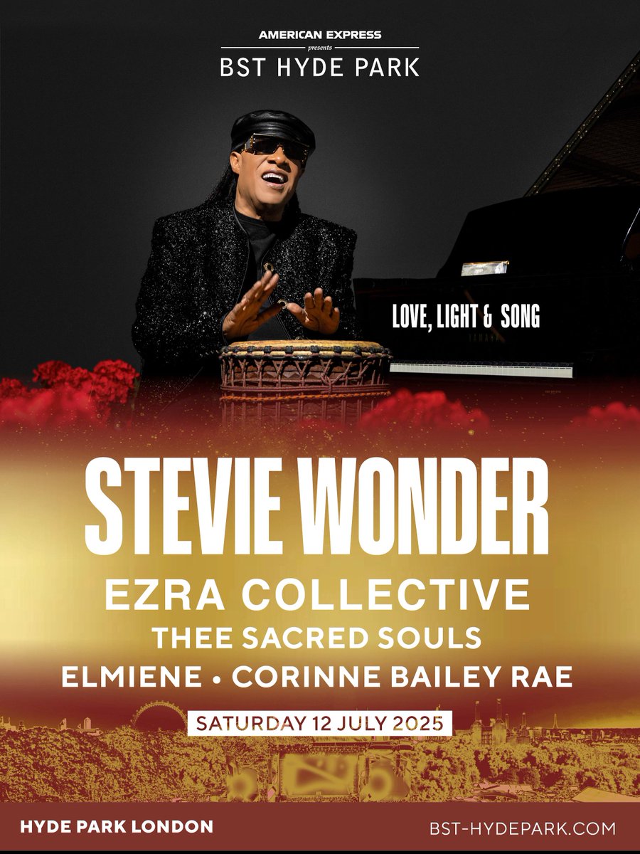 EzraCollective's tweet image. Dreams come true.
London, see you on the Stevie Wonder dance floor.