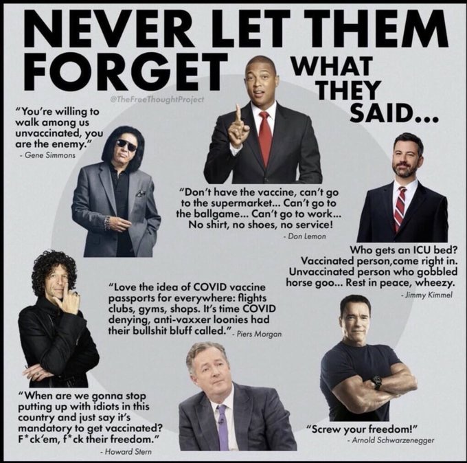 Steven Kerwin (@stevenkerwin) on Twitter photo <a href="/wideawake_media/">Wide Awake Media</a> To be honest I thought this fool had gone away. We should never ever forget those that pushed Vaccines on people, and took away personal choice for many.
Schwarzenegger, "Screw Your Freedom" America gave him his Freedom the POS💩 <a href="/wideawake_media/">Wide Awake Media</a> To be honest I thought this fool had gone away. We should never ever forget those that pushed Vaccines on people, and took away personal choice for many.
Schwarzenegger, "Screw Your Freedom" America gave him his Freedom the POS💩