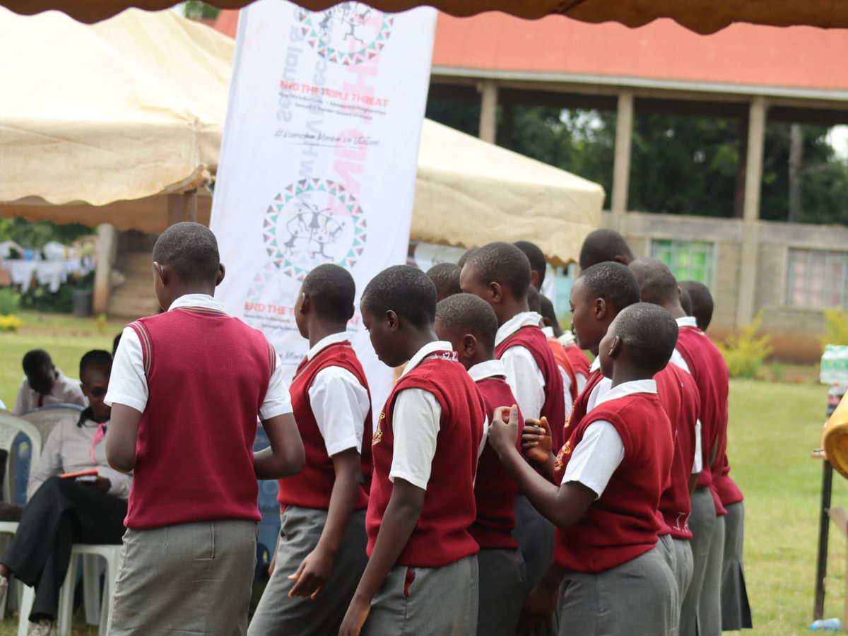 We continue with the #EndGBV conversation, this time with the school communities in Nyakach.  We must invest in a holistic support system for students who are the biggest victims of #SGBV