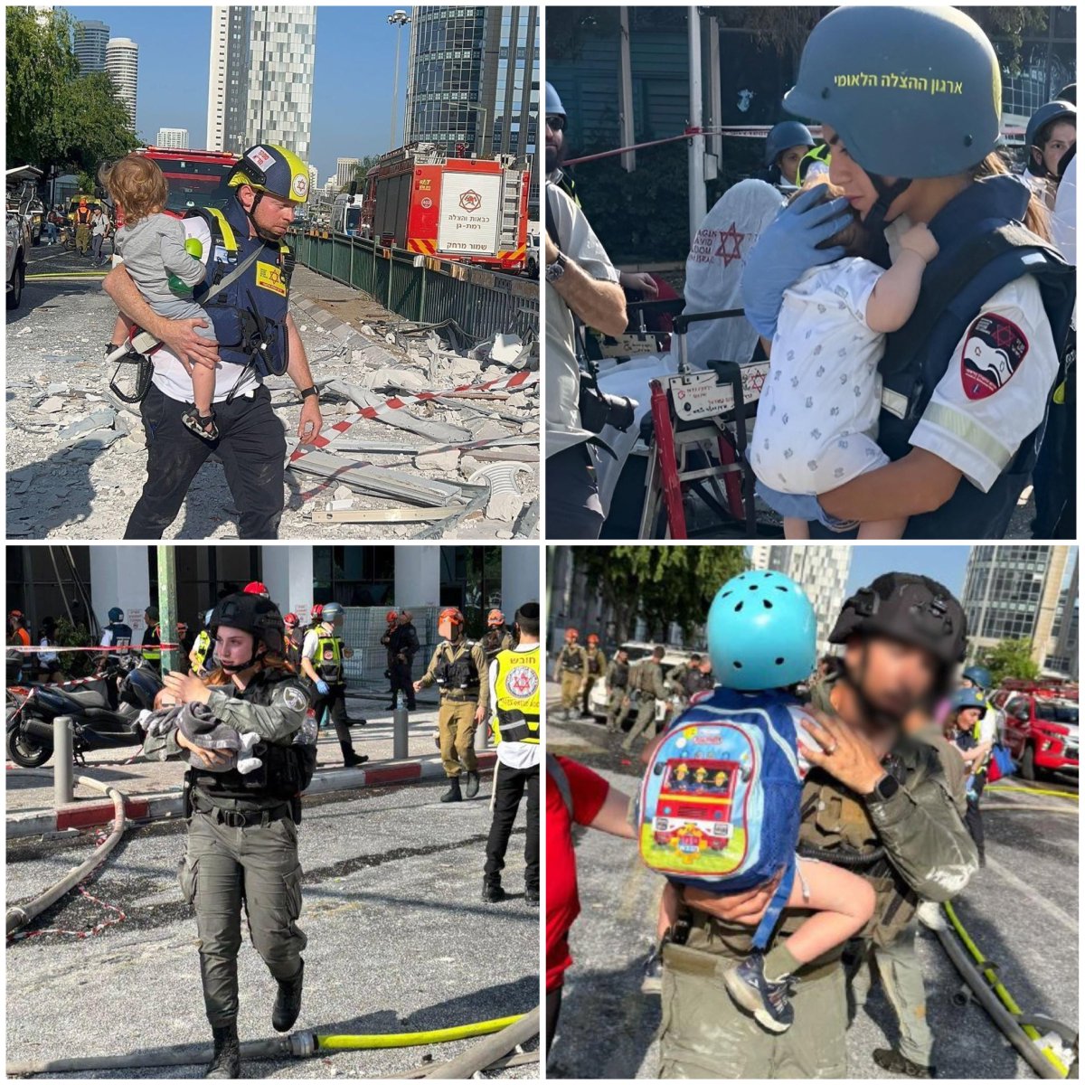 Honneur aux secouristes et aux policiers qui ont réussi à sauver des enfants et des bébés dans des immeubles lâchement pris pour cible par le régime fanatique des mollahs.

Merci d’être là. ❤️