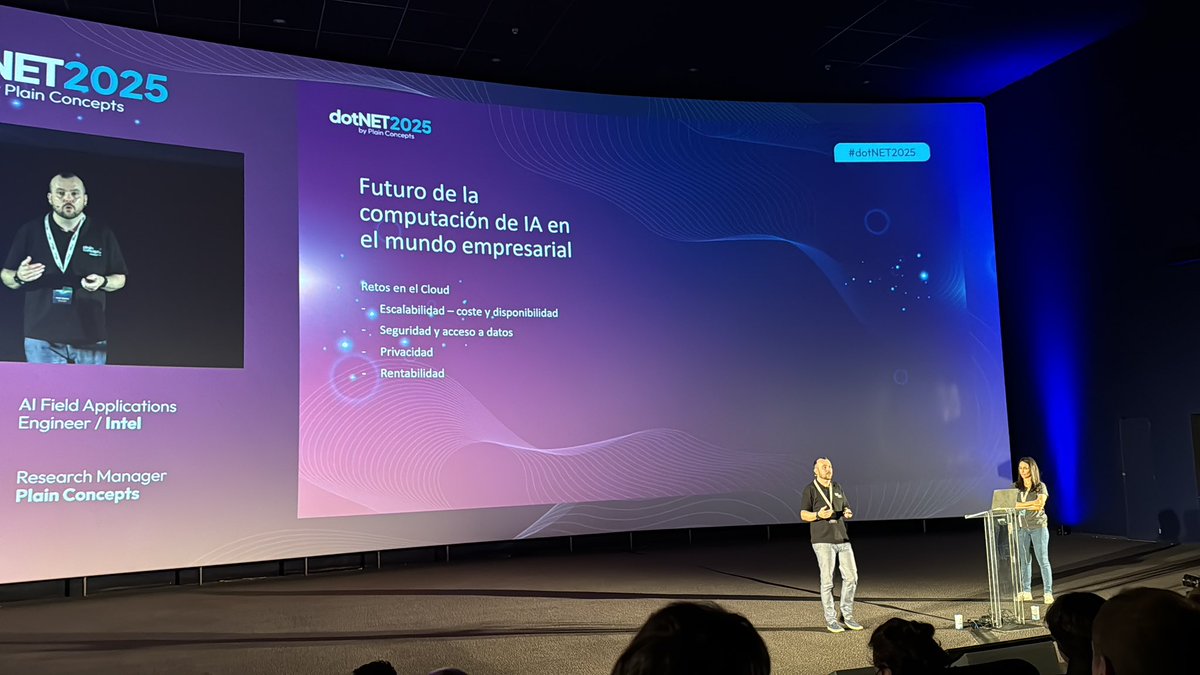JavierCantonFerrero (@jcant0n) on Twitter photo Attending Local Generative AI: Unlimited Use, Scalability, and Control with Intel AI NPU at #dotnet2025. Exciting look at on-device AI possibilities! Attending Local Generative AI: Unlimited Use, Scalability, and Control with Intel AI NPU at #dotnet2025. Exciting look at on-device AI possibilities!