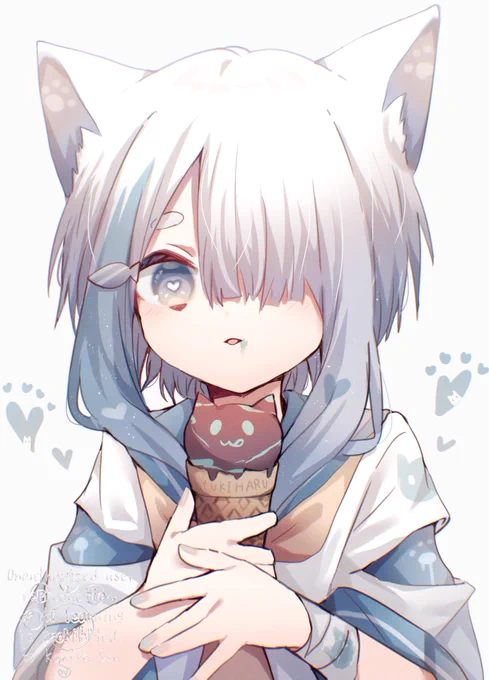 #暑いので涼しくなる画像を貼れ チョコミントにゃいすくりーむ