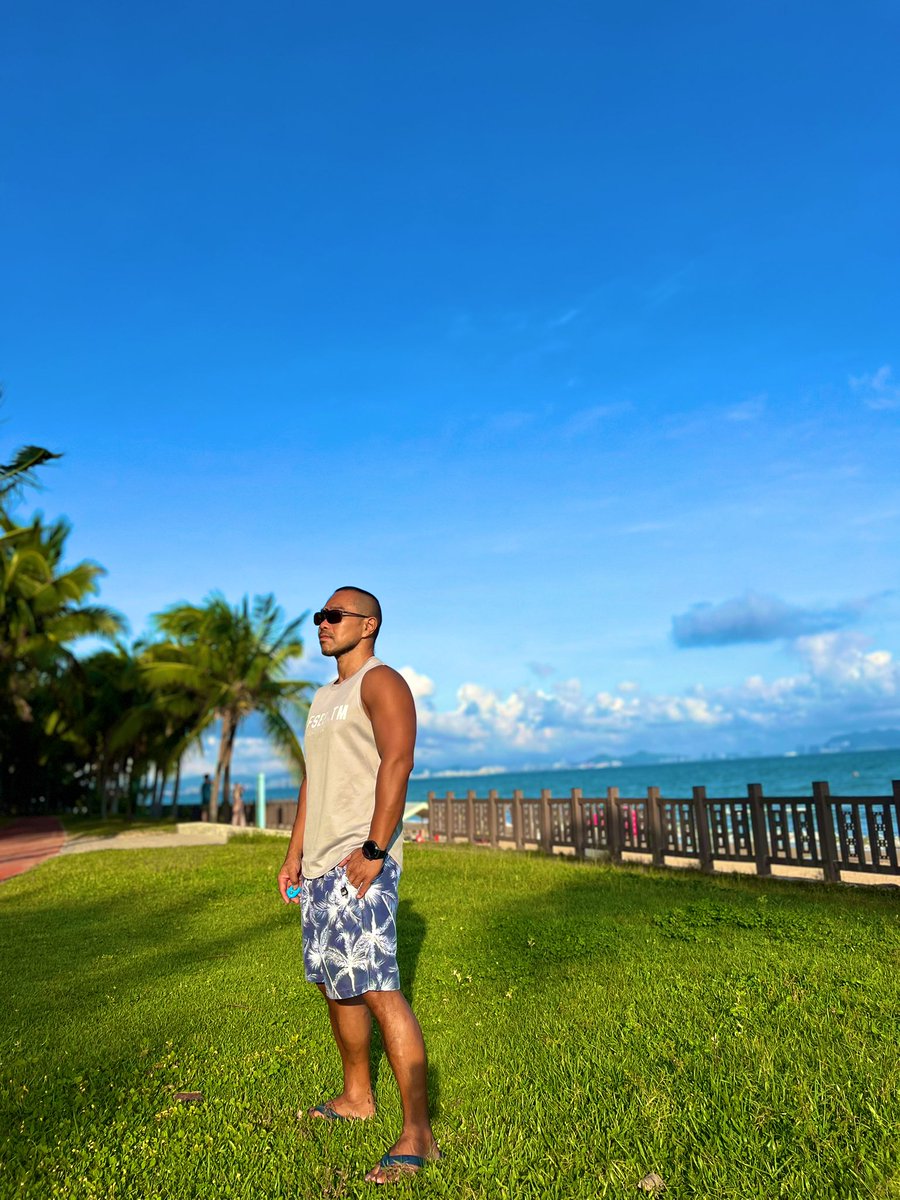 Sunset at the seaside