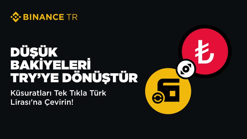 Arkadaşlar #Binance global tarafta en çok kullandığım özelliklerden bir tanesi de alım satım işlemlerimde az sayıda kalan kripto varlıklarımı, küçük bakiyeleri $BNB'ye çevir butonuna basarak kalan o bakiyeleri otomatik olarak BNB'ye çevirmek.

Ve #BinanceTR tarafına bu özelliğin