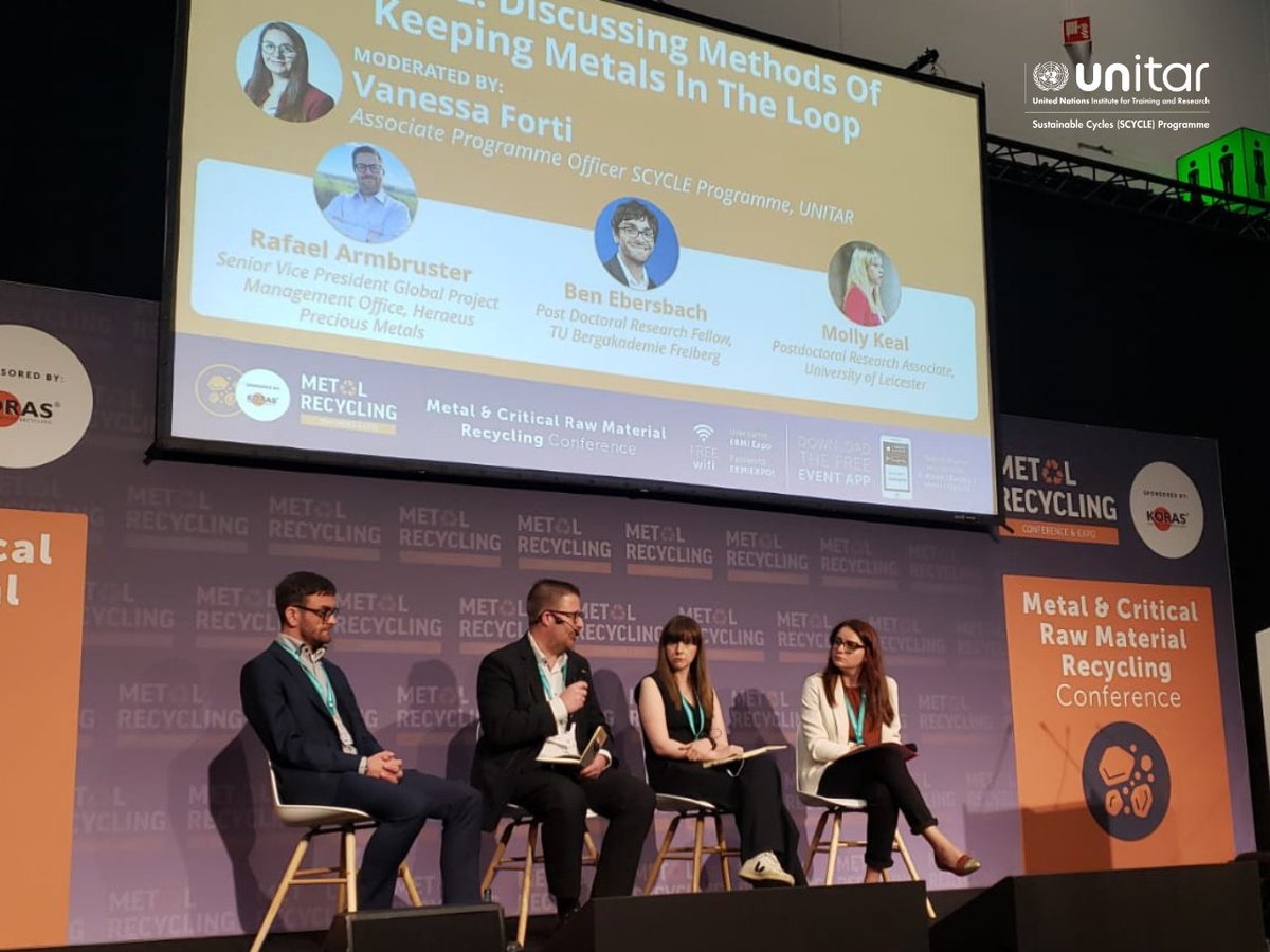 ♻️ Another highlight from #EWasteWorld conference:

We moderated a panel on keeping metals in the loop – focusing on challenges in recycling, needed policy and tech shifts, and practical takeaways for stronger circular systems.

🗓️ Full agenda: ewaste-expo.com/conference-age…