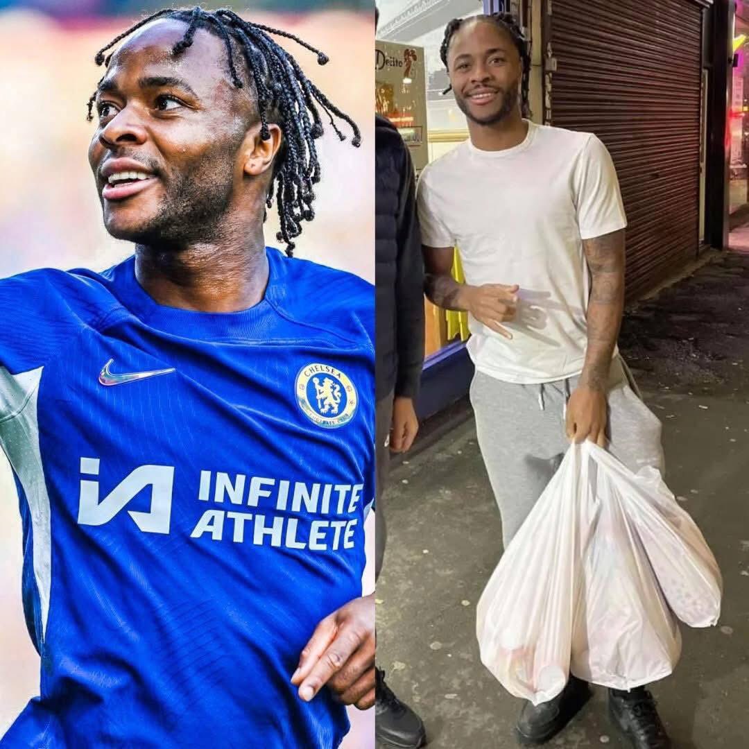 Raheem Sterling was on his way to pick up his takeaway when he noticed two homeless women outside the restaurant.

Instead of walking past, he asked the vendor to prepare two extra meals for them.

He explained that he preferred to offer them food rather than money, as he didn’t