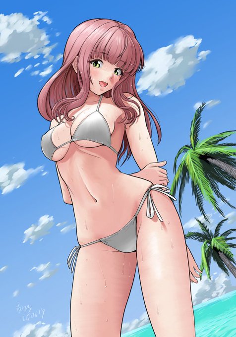 白ビキニちゃん。 