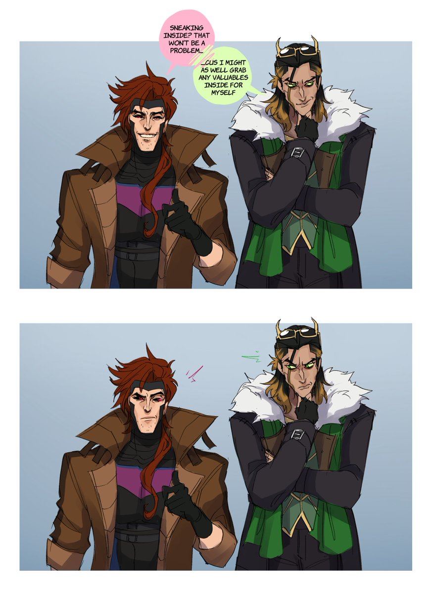[City of Mist] same brain? same brain

#loki #gambit 
