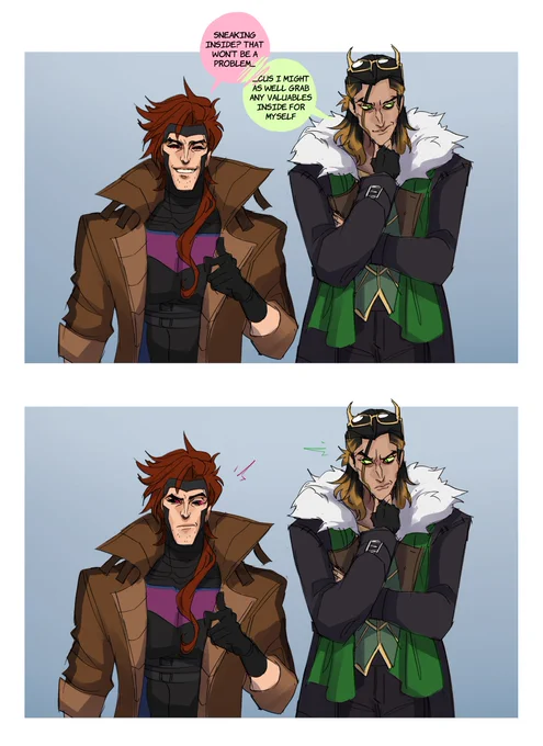 [City of Mist] same brain? same brain

#loki #gambit 