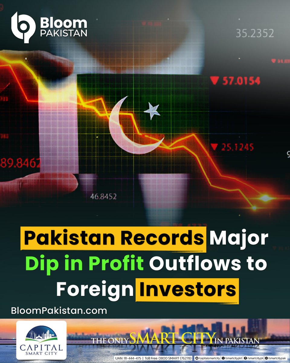 bloom_pakistan's tweet image. Pakistan witnessed a sharp 71% drop in the repatriation of profits and dividends by foreign investors in May 2025.

Read More:
bloompakistan.com/profit-repatri…

#BloomPakistan @GovtofPakistan @StateBank_Pak  #ProfitRepatriation #EconomicUpdate #ForeignInvestment #PakistanEconomy…